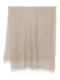 Fabiana Filippi sequin-embellished fringed scarf - Neutrals