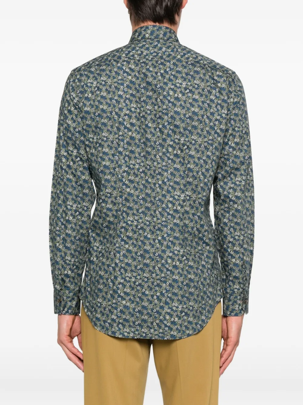 Paul Smith Overhemd met bloemenprint Blauw