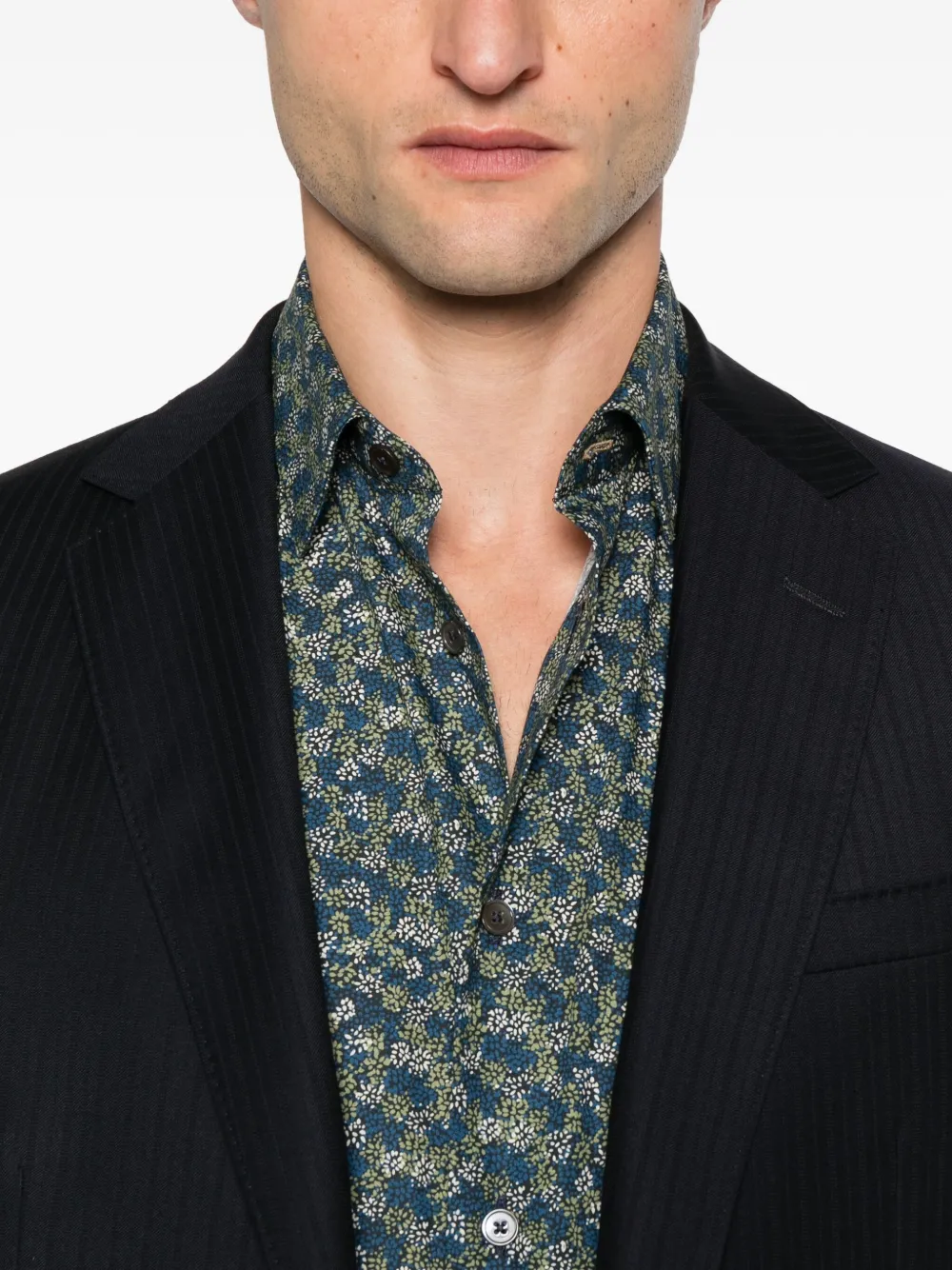 Paul Smith Overhemd met bloemenprint Blauw