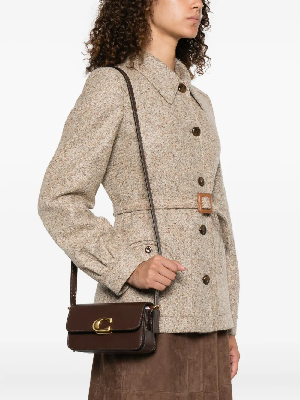 Coach Zoe C-clasp leather shoulder bag | Image 2