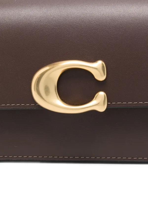 Coach Zoe C-clasp Leather Shoulder Bag | Brown | FARFETCH Coach Zoe C-clasp Leather Shoulder Bag | Brown | FARFETCH