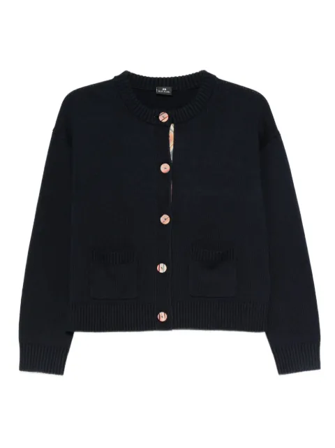 PS Paul Smith Cardigan mit Kontrastdetails