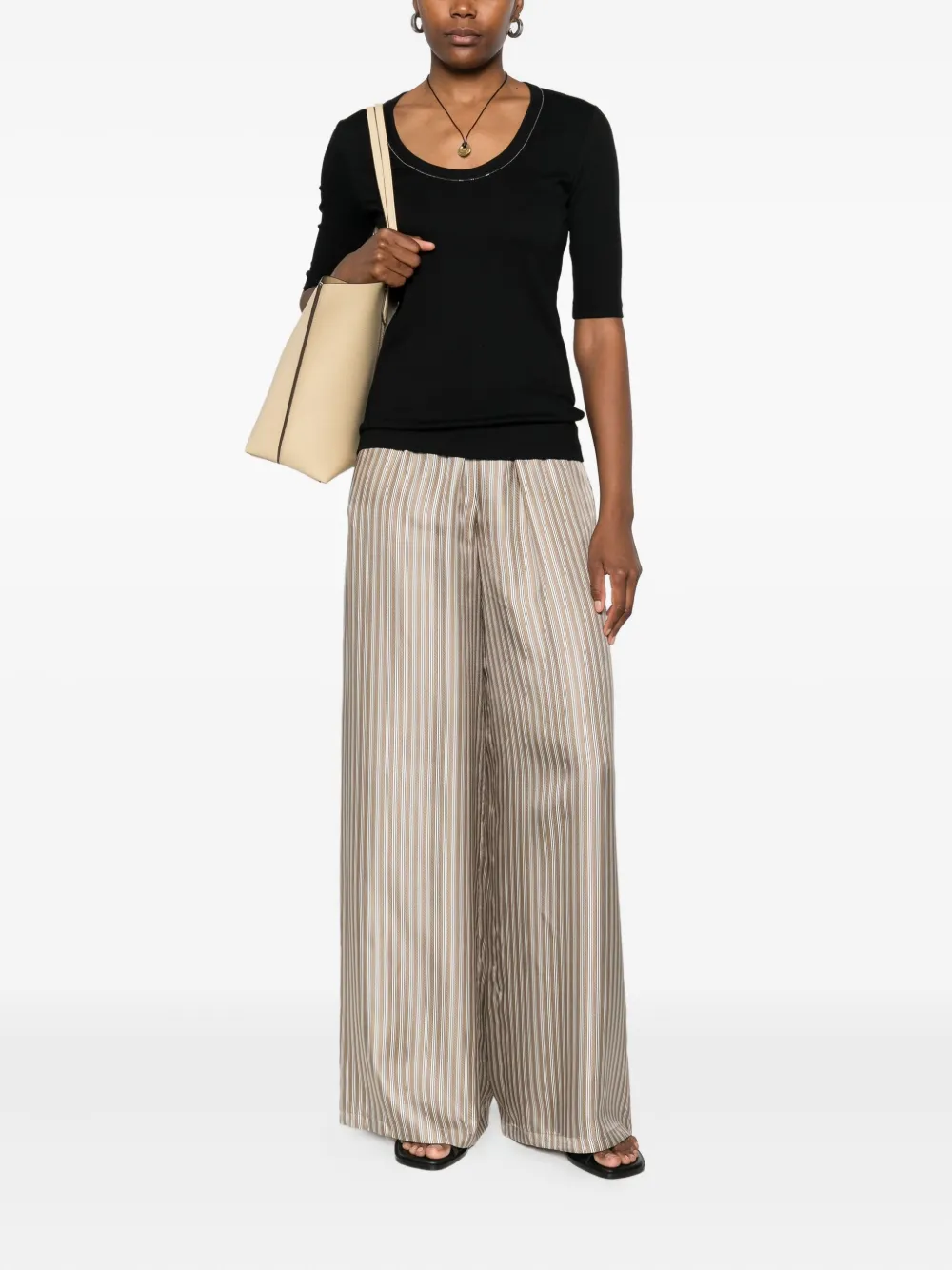 Fabiana Filippi embellished neckline top | T-Shirts & Jersey Shirts | Image 2