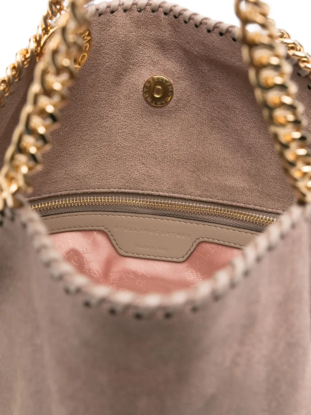 Stella McCartney Falabella shopper met ketting Bruin