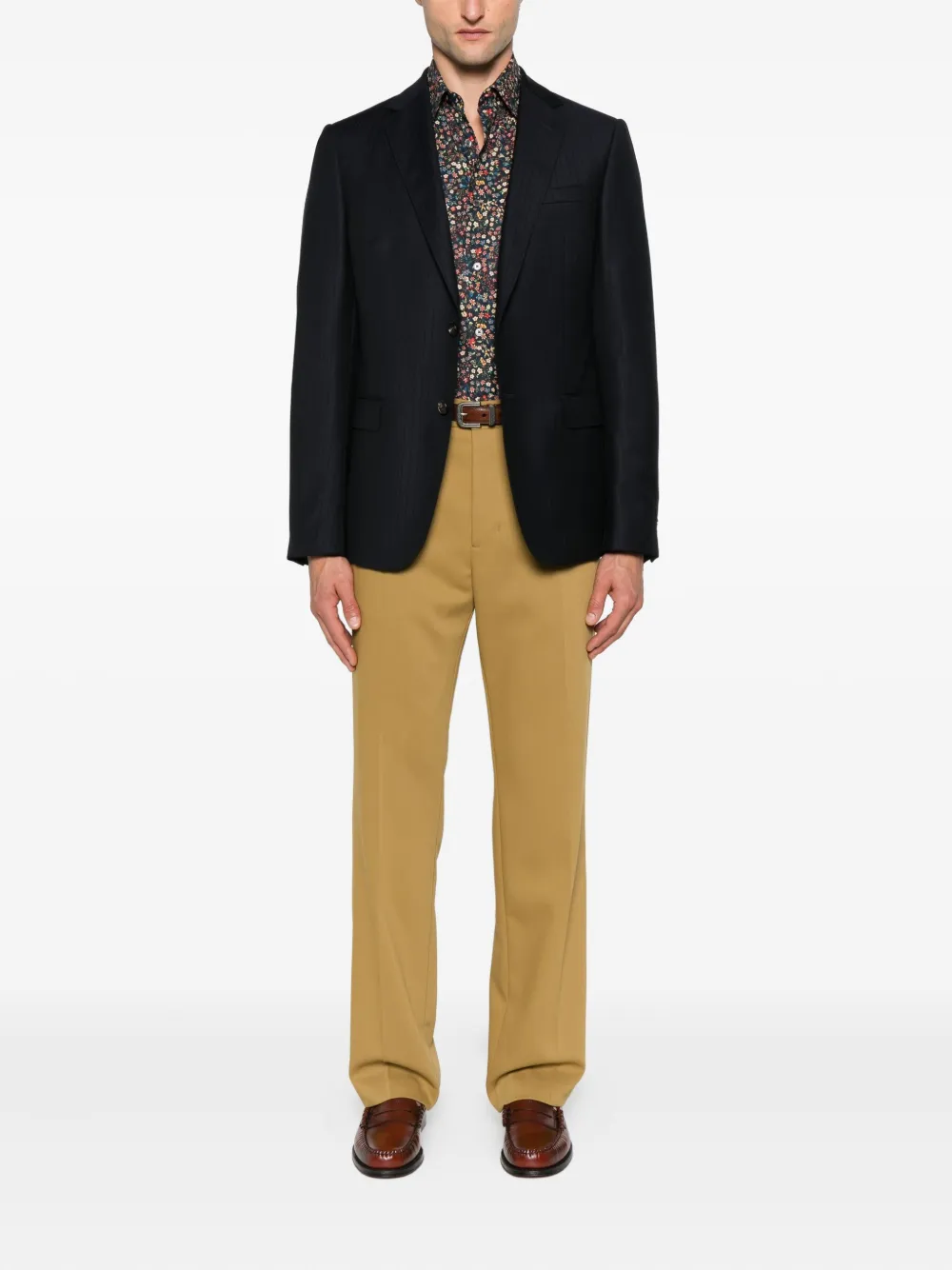 Paul Smith Overhemd met bloemenprint Zwart