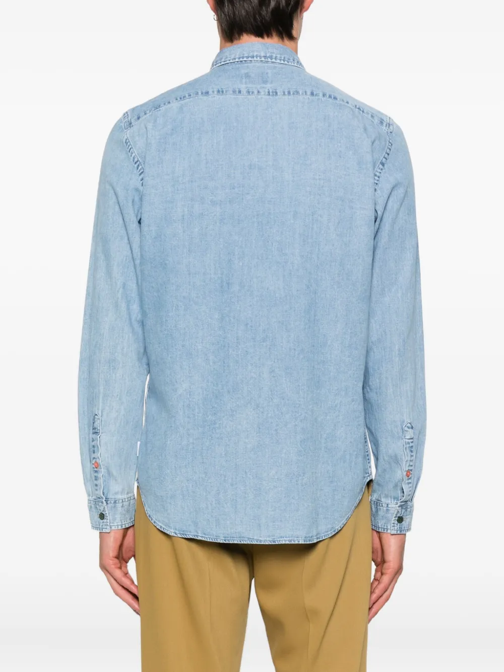 PS Paul Smith Denim overhemd Blauw
