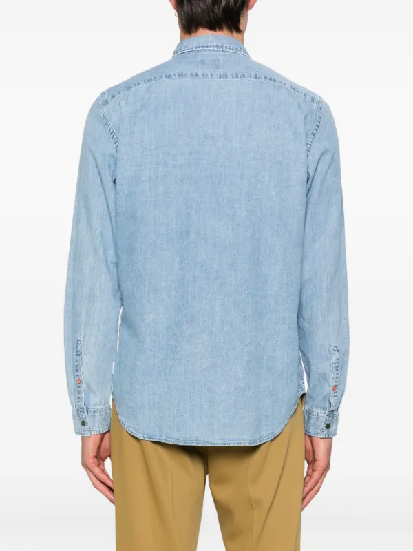 PS Paul Smith デニムシャツ | ブルー | FARFETCH JP