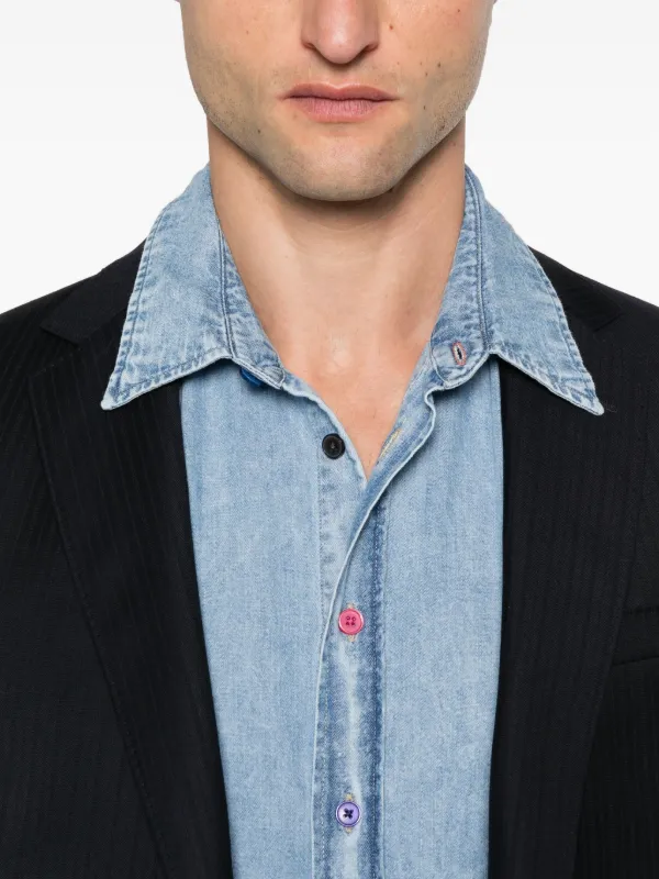 美品　Paul Smith デニムシャツ イタリア製 PS Paul Smith デニムシャツ | ブルー | FARFETCH JP