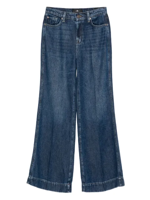 Seven logo-patch jeans
