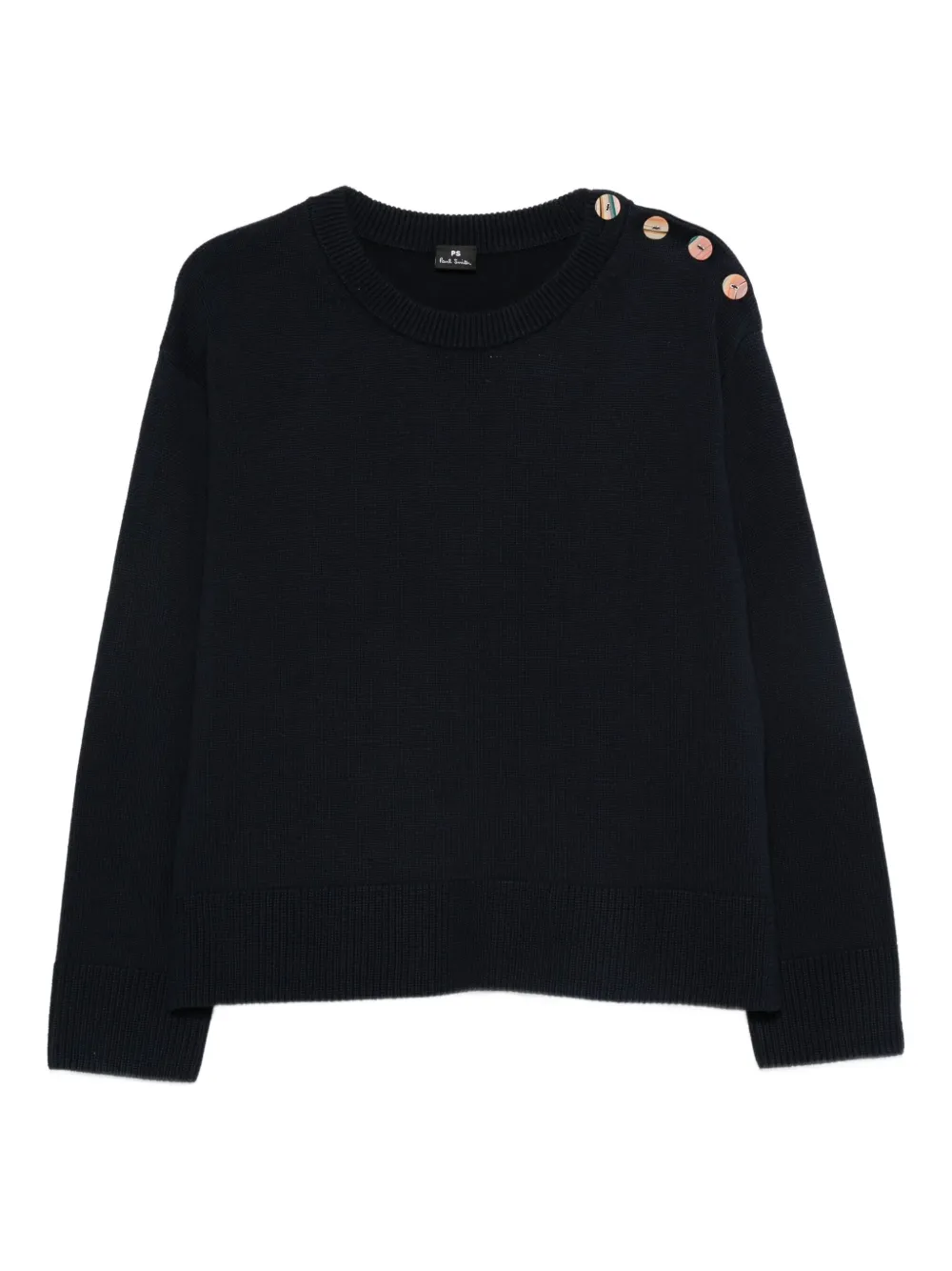 PS Paul Smith Trui met knoopdetail Blauw