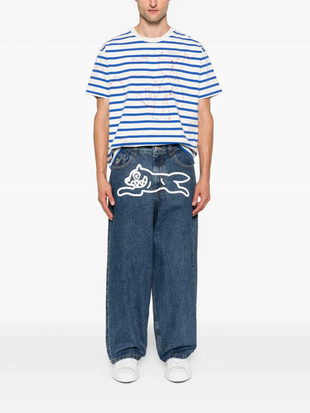 ICECREAM dog-motif jeans | Wide-Leg Jeans | Image 2