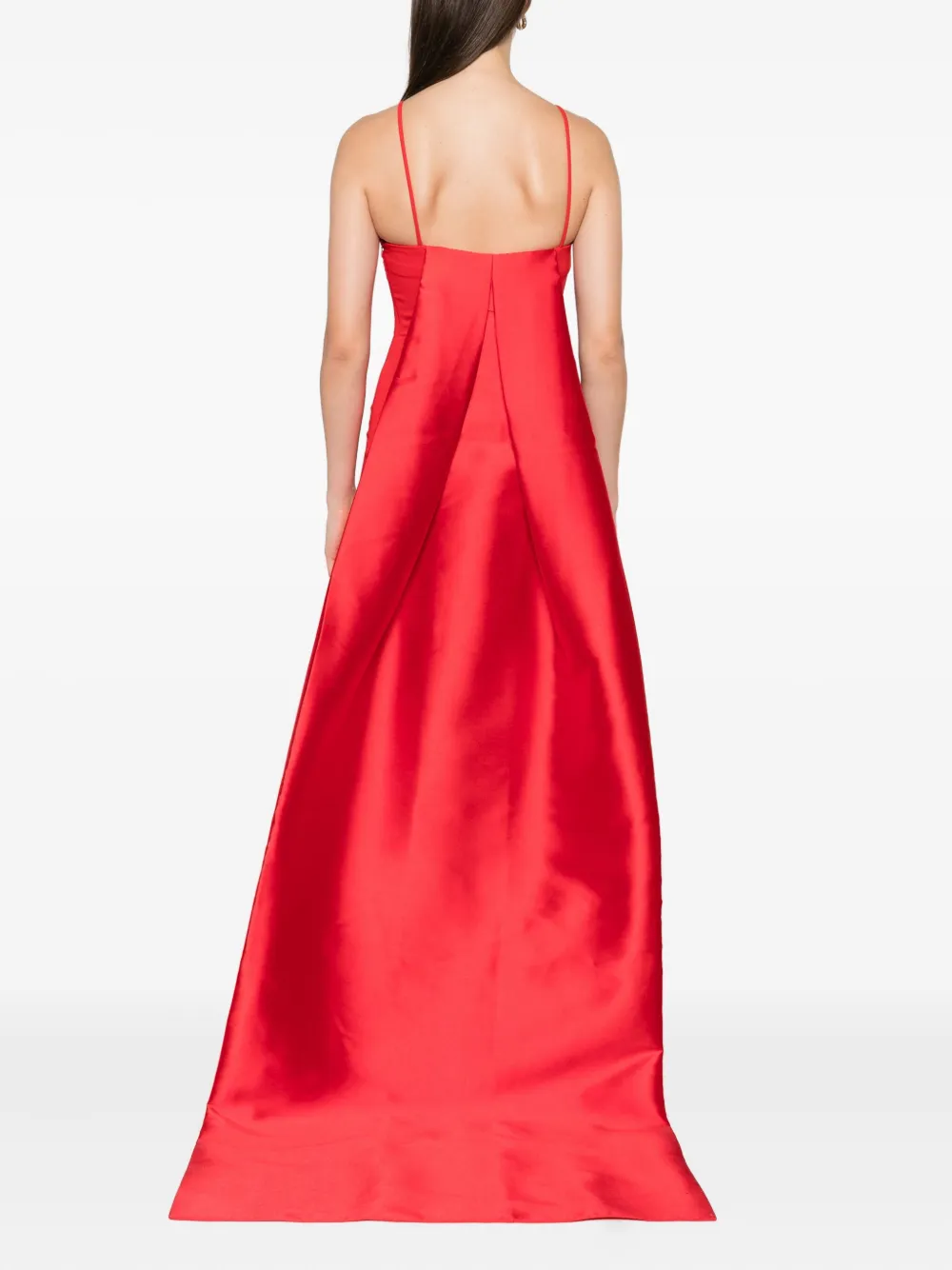 Solace London Ulla jurk met halternek Rood
