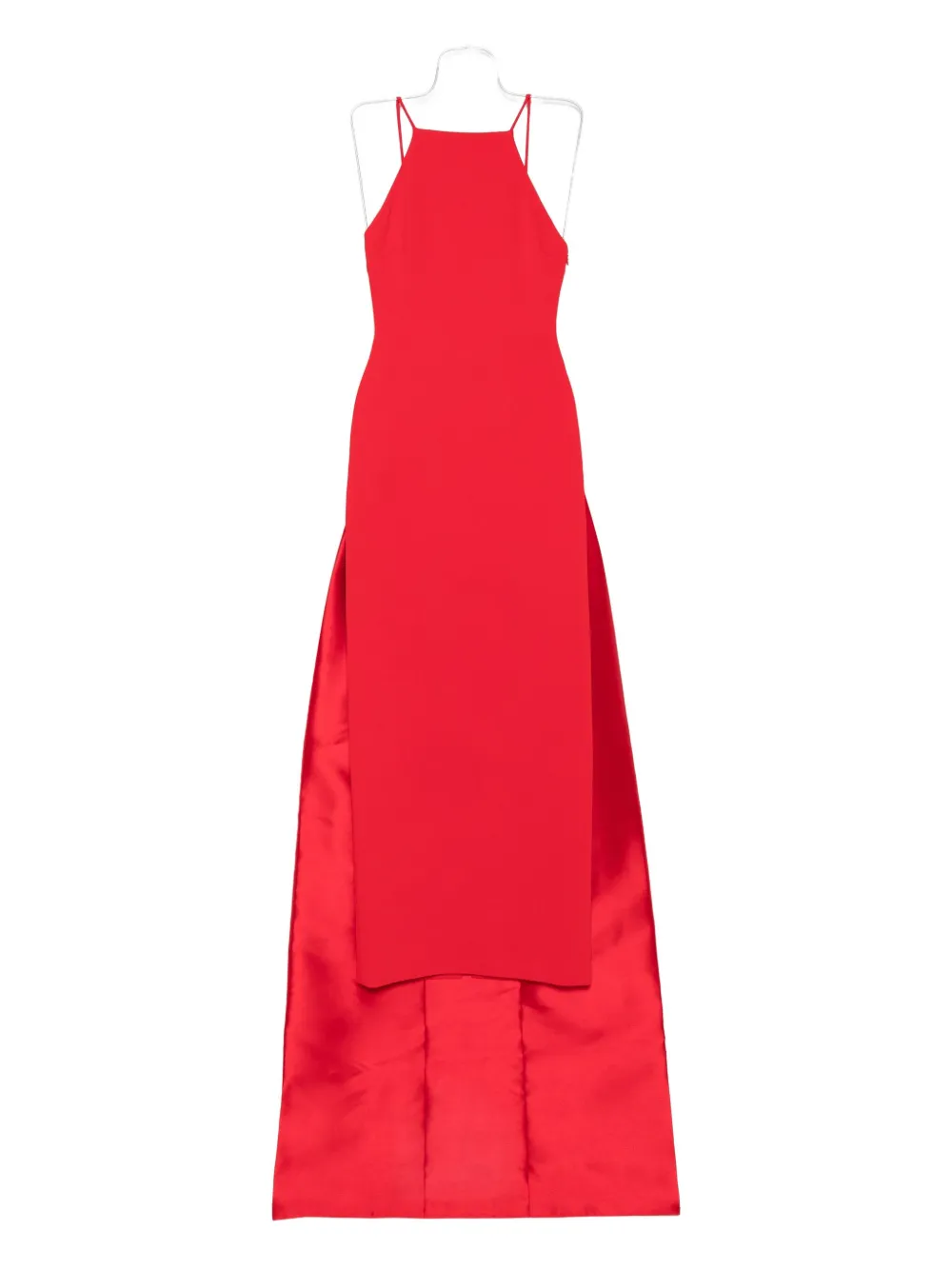 Solace London Ulla jurk met halternek Rood