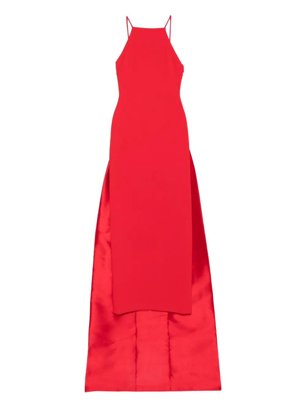 Solace London Ulla jurk met halternek Rood