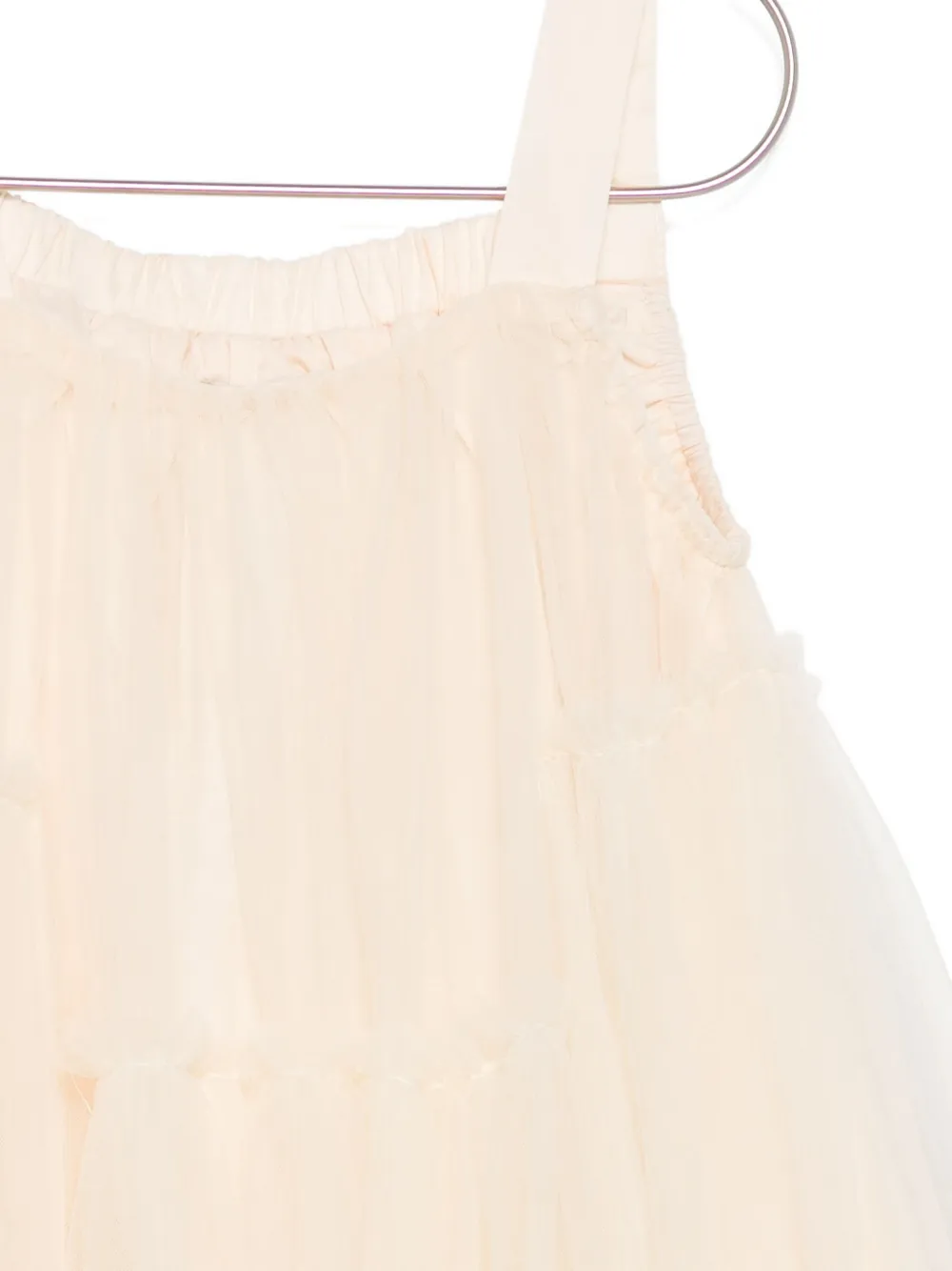 Donsje layered tulle dress Beige