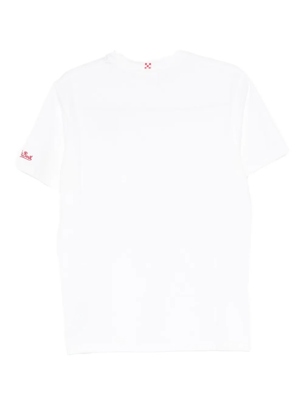 MC2 Saint Barth Connor Eye of the Tiger-embroidered T-shirt Wit