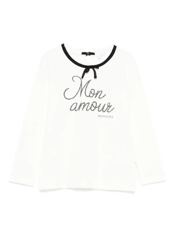 Haut Monnalisa Pour Fille - Taille 5 Ans, Couleur Blanc, Neuf Avec étiquettes