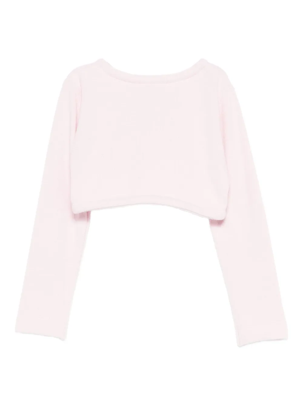 Monnalisa heart-button bolero cardigan | Girls Cardigans | Image 2