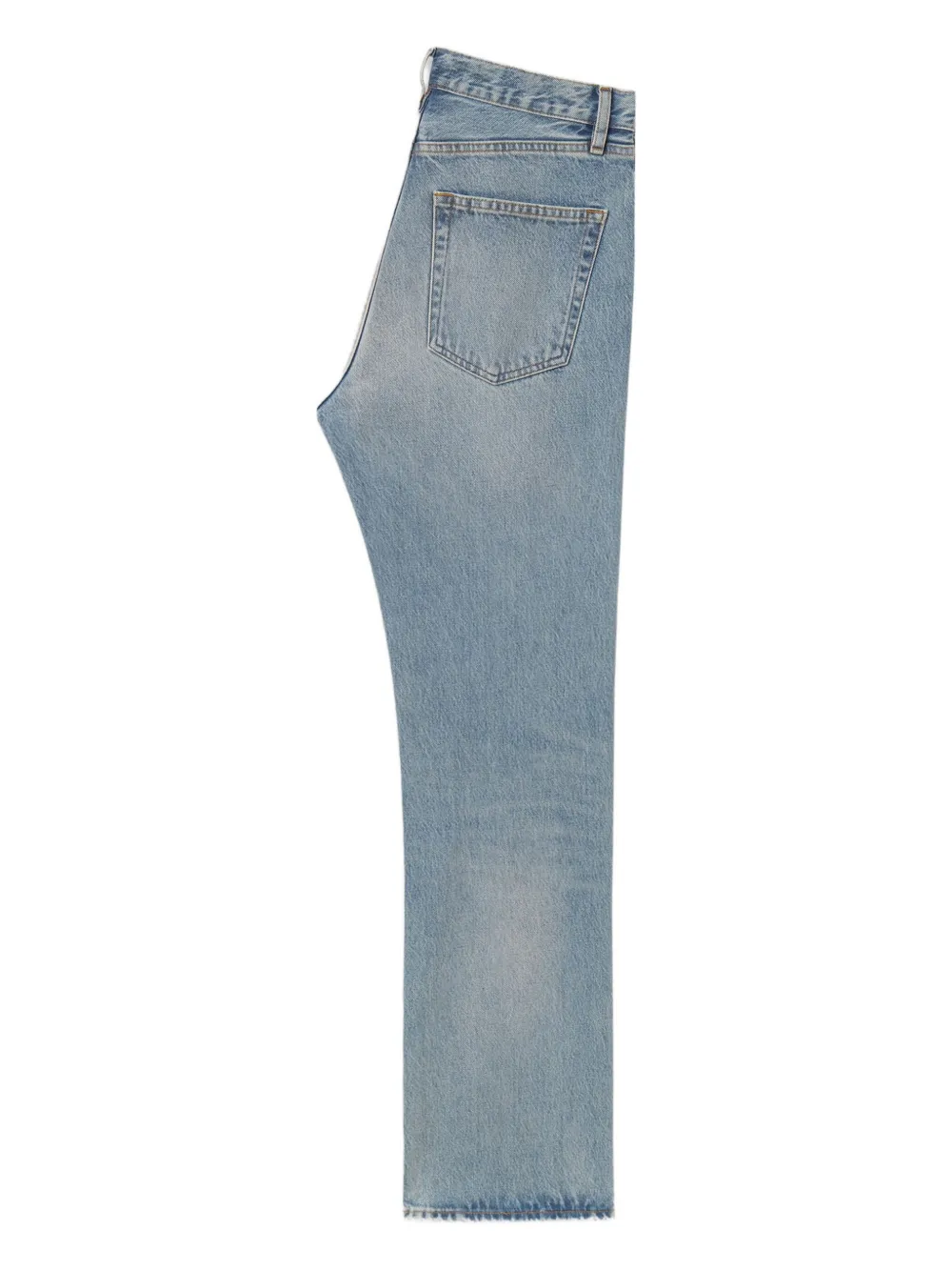 FRAME x Sotheby's frayed jeans Blauw