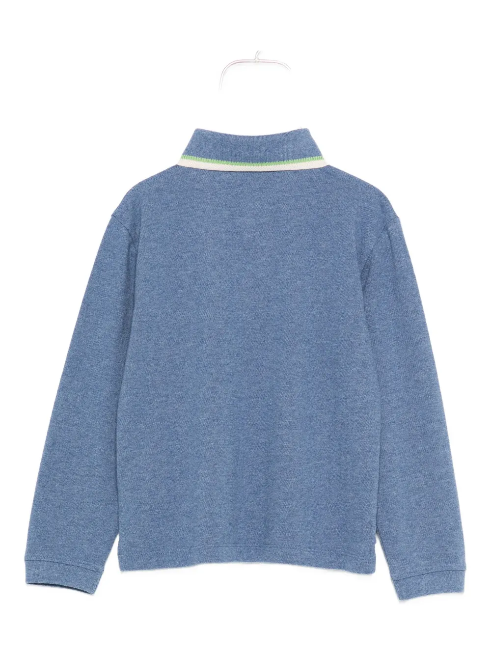 Bonpoint Poloshirt met lange mouwen Blauw