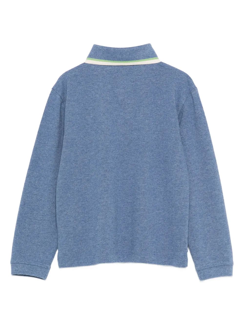 Bonpoint long-sleeve tipped polo shirt | Boys Polo Shirts | Image 2