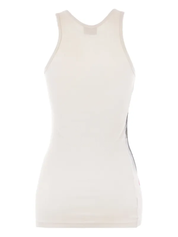 BALENCIAGA タンクトップ Balenciaga City Of Angels Ribbed Tank Top | White | FARFETCH