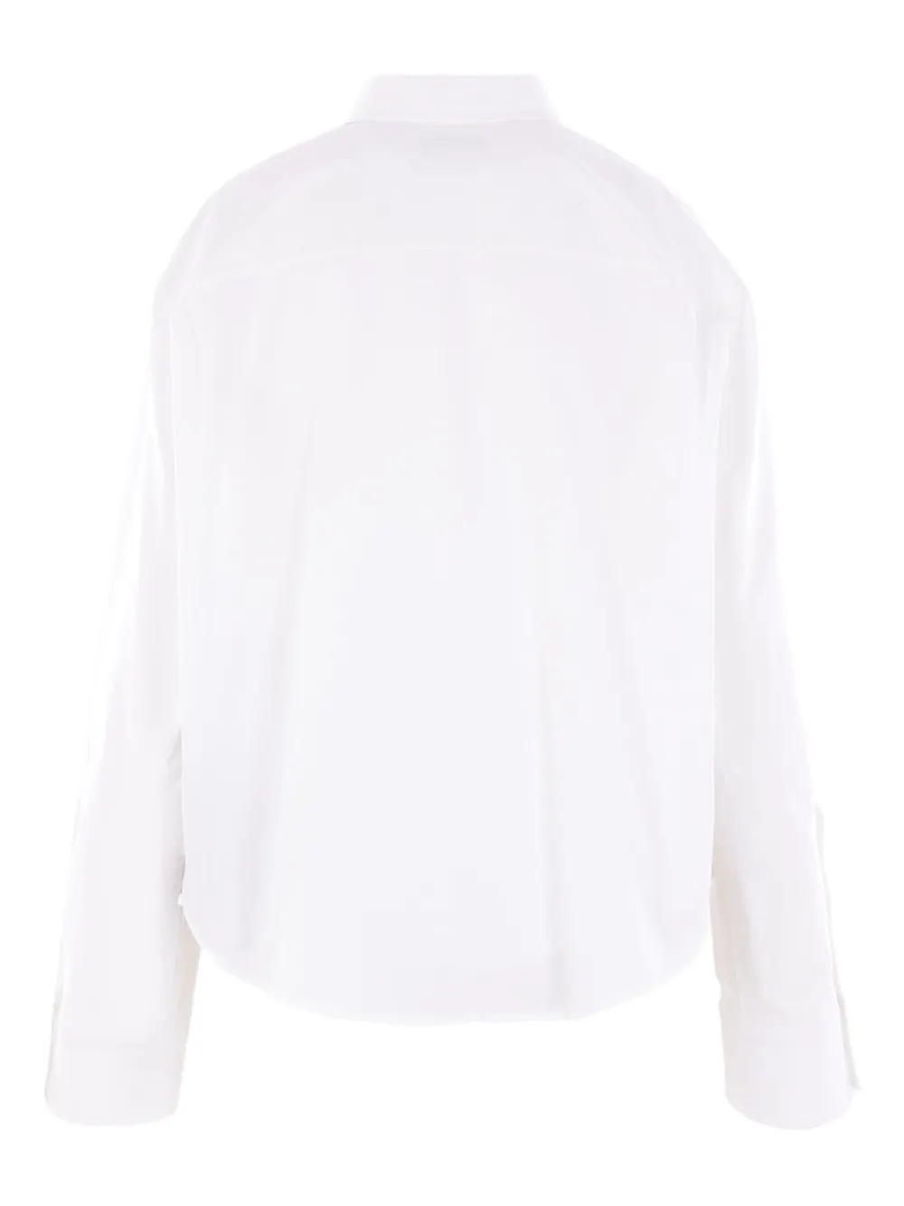 Balenciaga poplin shirt Wit