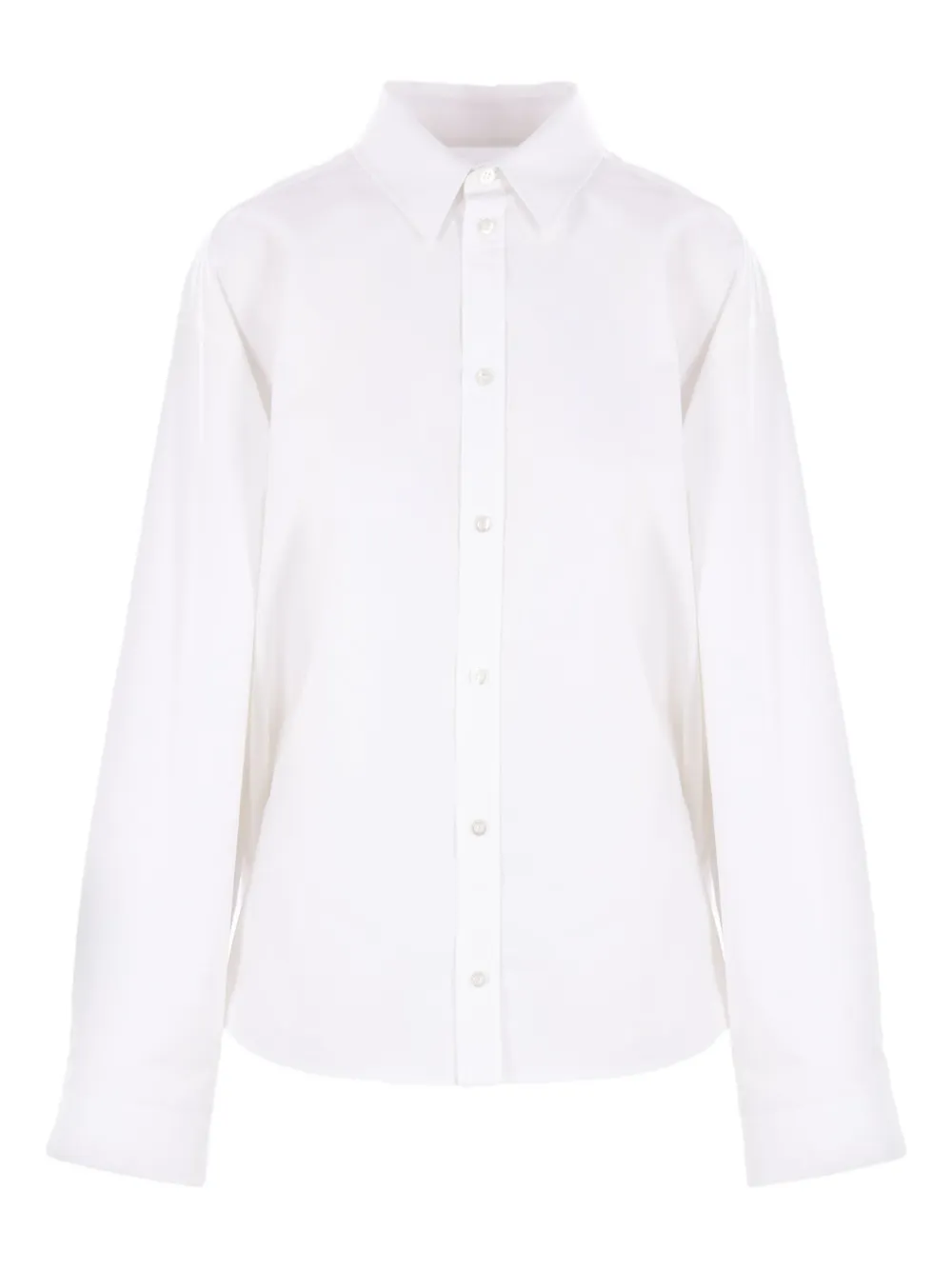 Balenciaga poplin shirt Wit