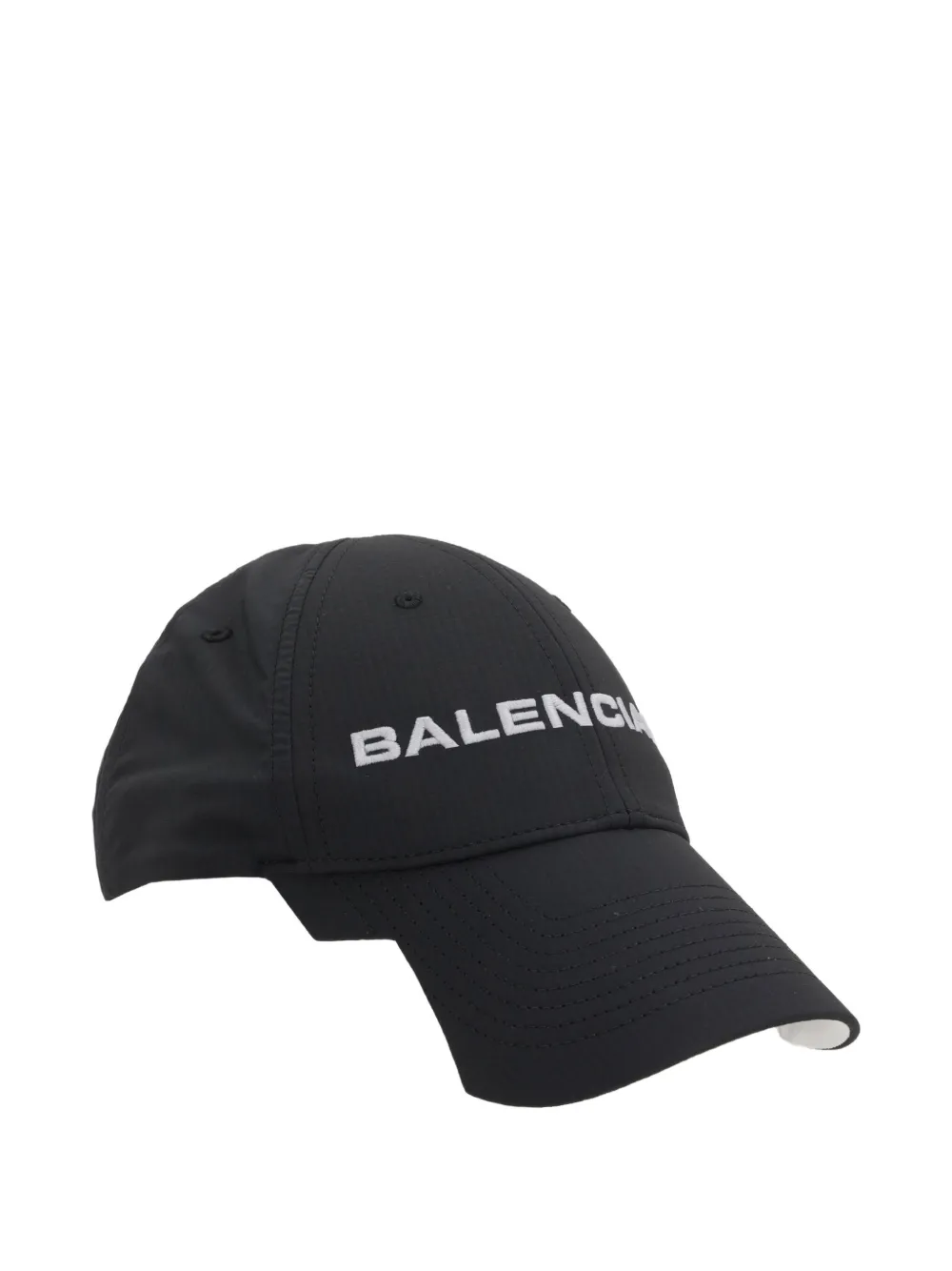 Balenciaga Honkbalpet met geborduurd logo Zwart