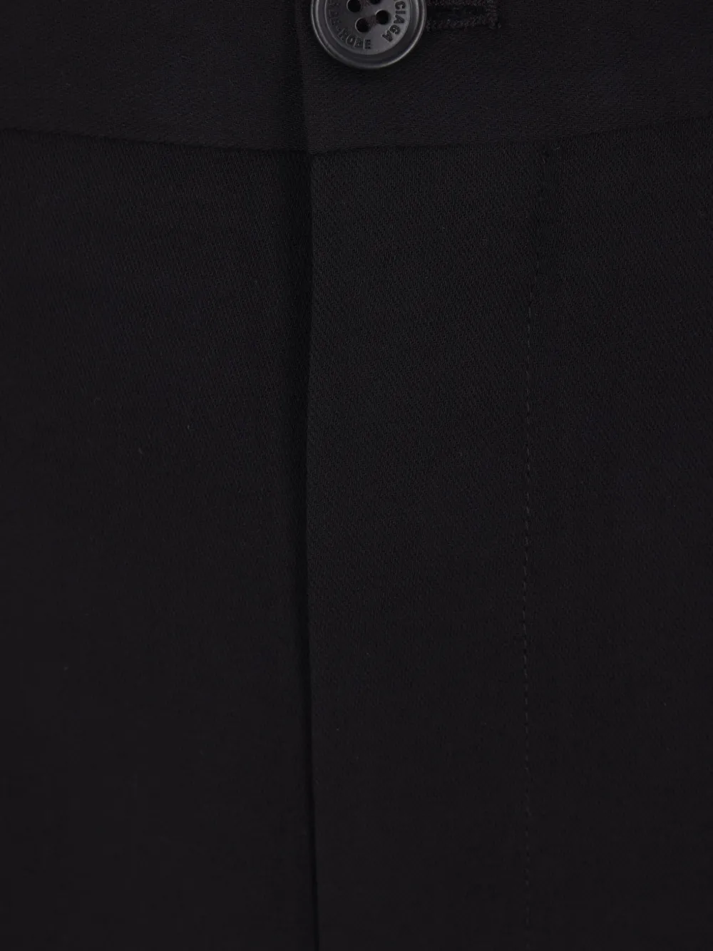 Balenciaga pressed-crease twill trousers Zwart