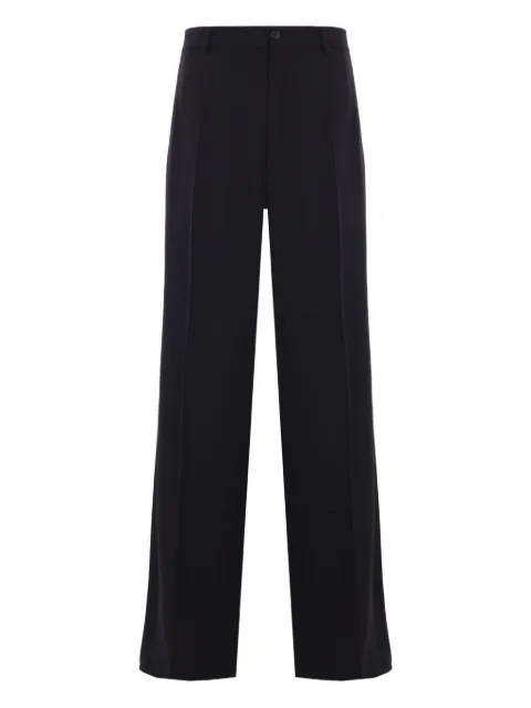 Balenciaga pressed-crease twill trousers