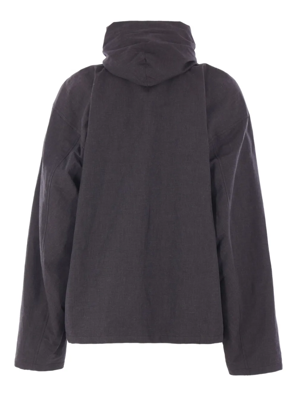 Balenciaga Jack met geborduurd logo en capuchon Zwart