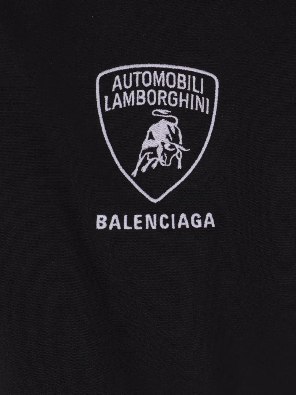 Balenciaga Automobili Lamborghini trainingsjack met geborduurd logo Zwart