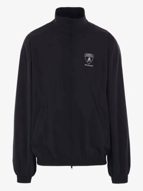 Balenciaga Automobili Lamborghini logo-embroidered track jacket