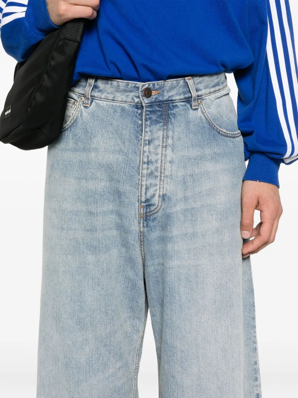 Balenciaga faded-effect jeans Blauw