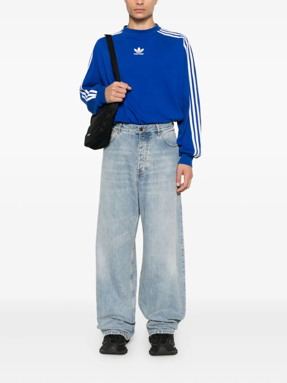 Balenciaga faded-effect jeans Blauw
