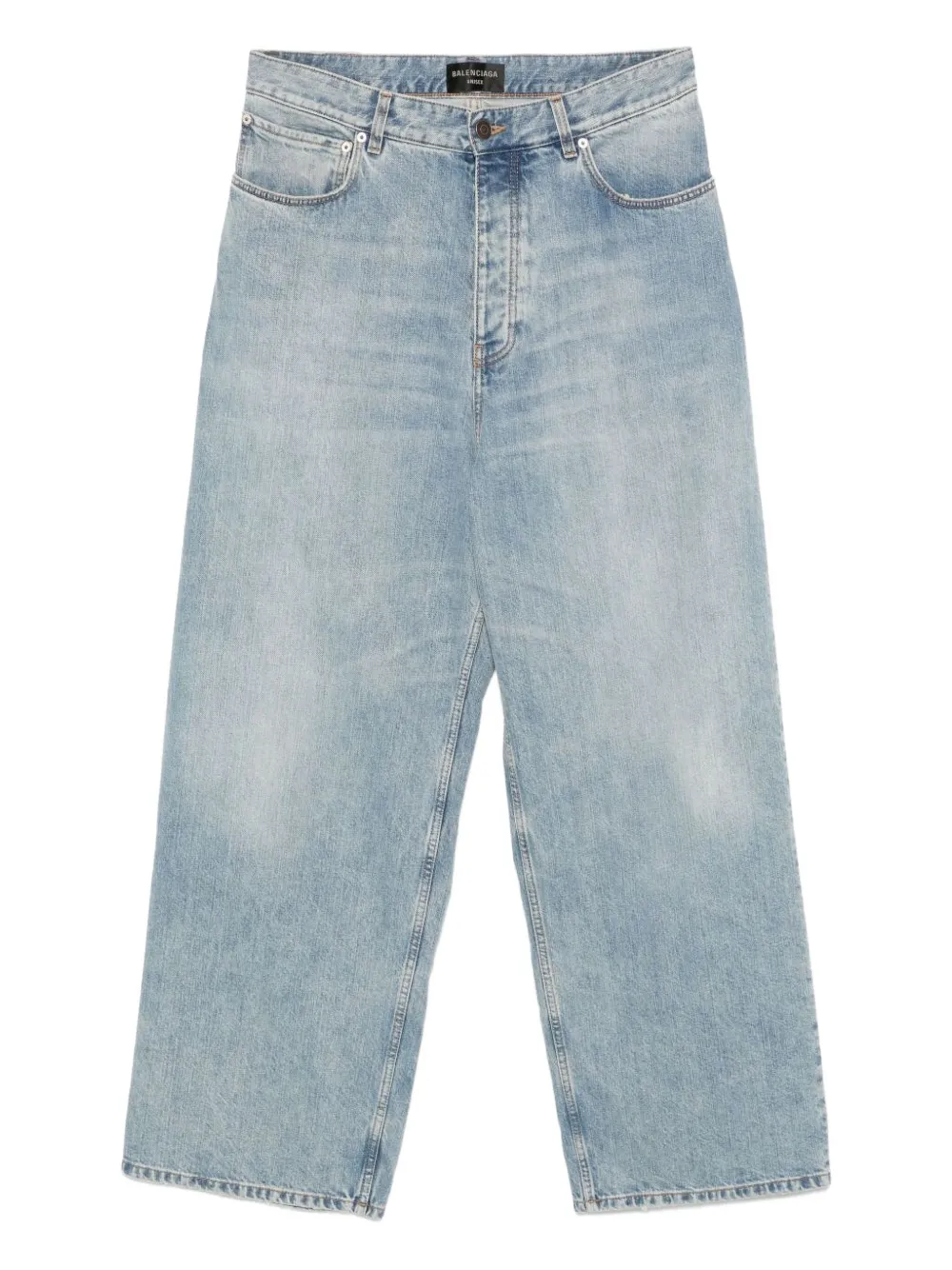 Balenciaga faded-effect jeans Blauw