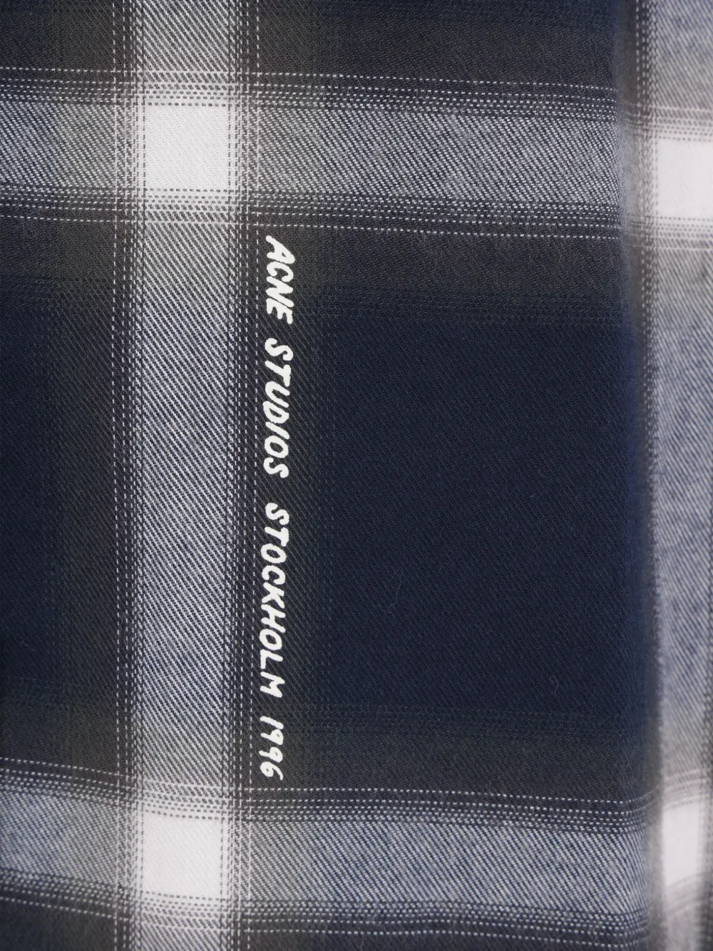 Acne Studios Geruit overhemd Blauw