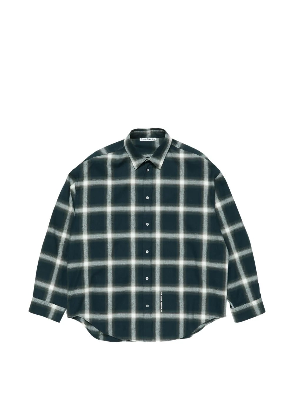 Acne Studios Geruit overhemd Blauw