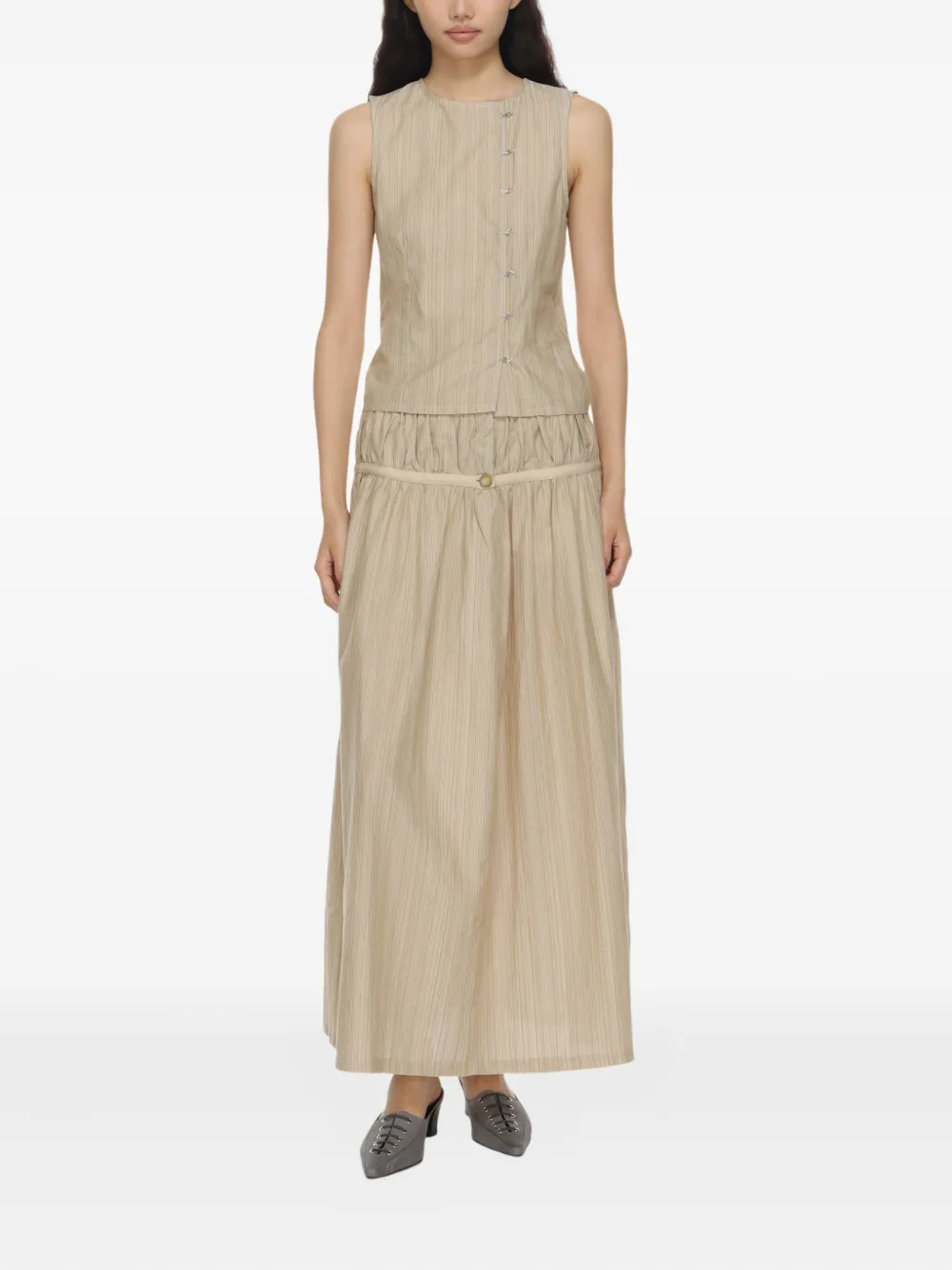 Paloma Wool striped hook-and-eye vest | Vests & Tank Tops | Image 2