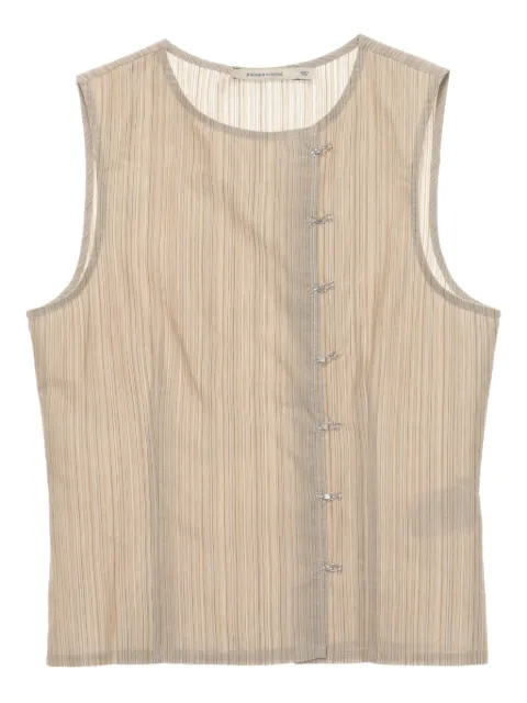 Paloma Wool striped hook-and-eye vest