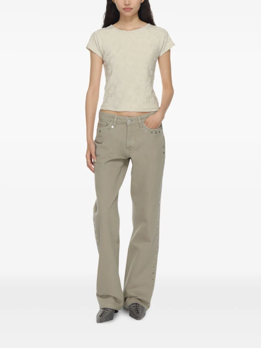 Paloma Wool stud-detailed jeans | Straight-Leg Jeans | Image 2