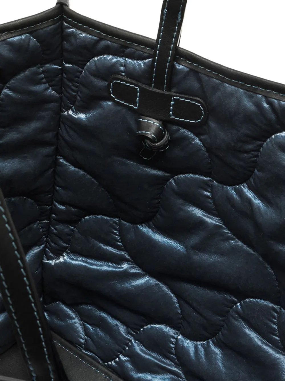 GIANNI CHIARINI Unica gewatteerde shopper Zwart
