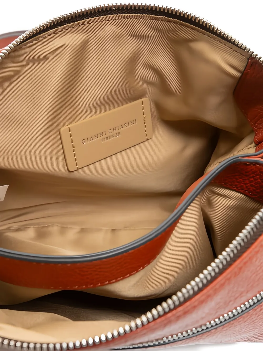 GIANNI CHIARINI Leren crossbodytas met omslag Rood
