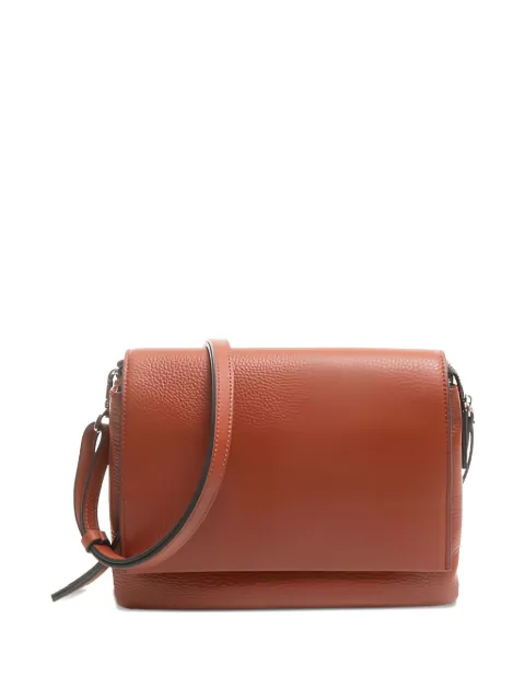 GIANNI CHIARINI leather flap cross body bag