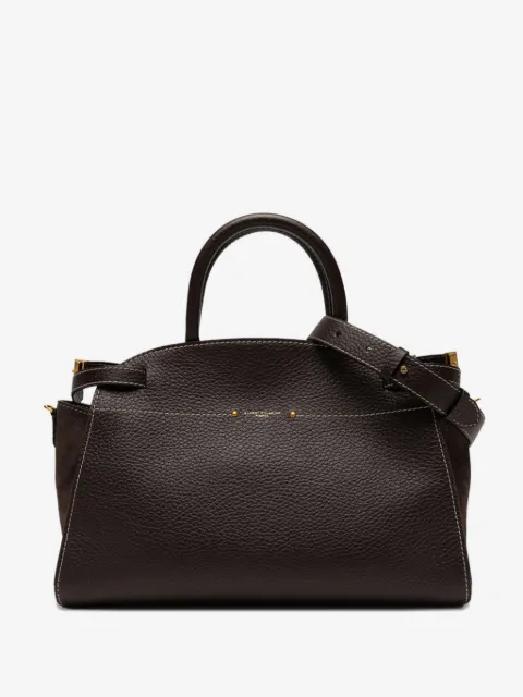GIANNI CHIARINI 파라 맥시 그레인 레더 토트 백
