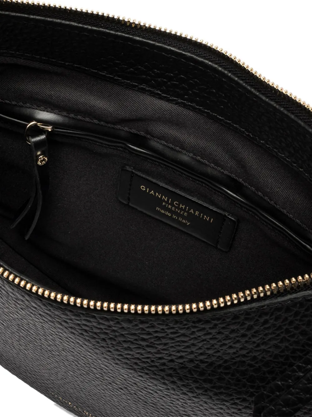 GIANNI CHIARINI Brooke schoudertas met rits Zwart