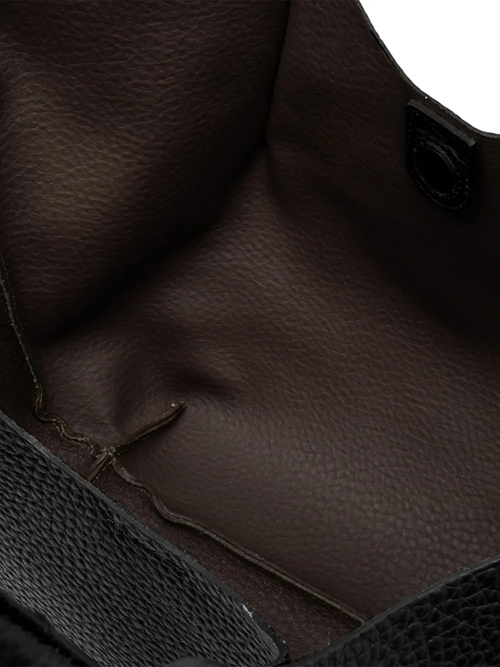 GIANNI CHIARINI Dua leren schoudertas Zwart