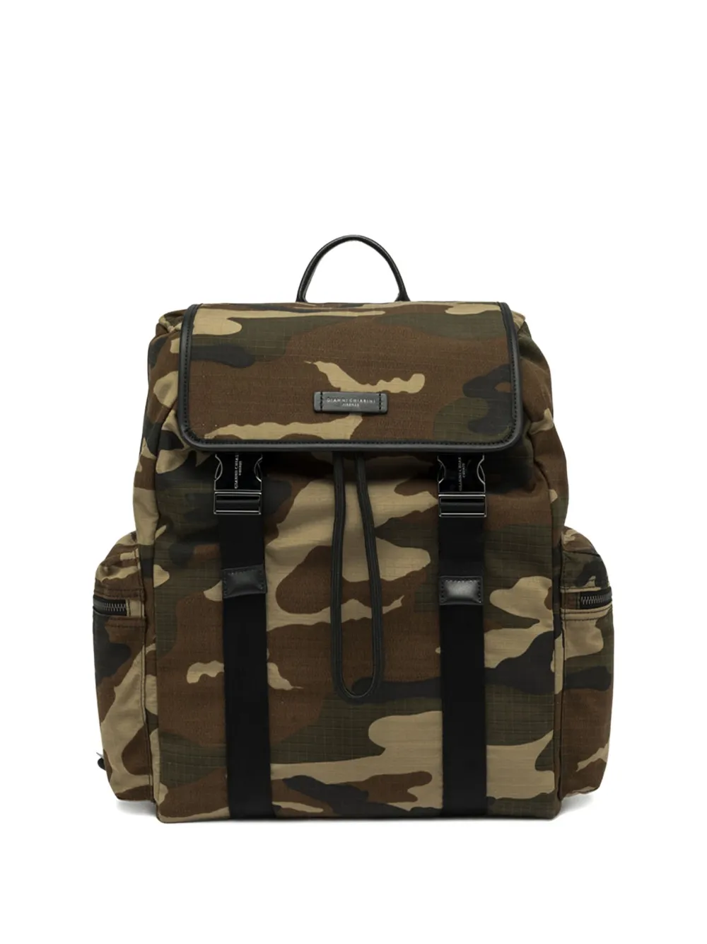 GIANNI CHIARINI Oslo camouflage backpack Groen