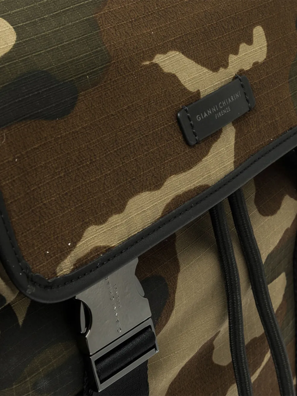 GIANNI CHIARINI Oslo camouflage backpack Groen
